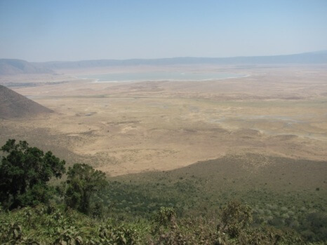 Uitzicht op de Ngorongoro Crater Tanzania