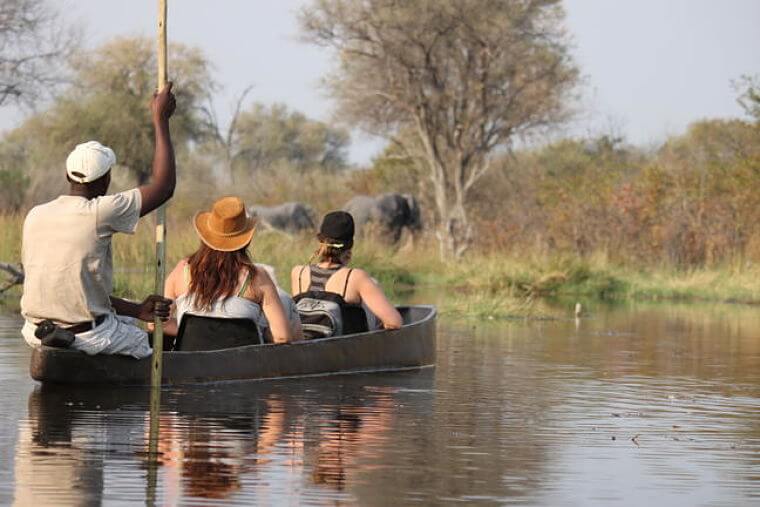 Mokoro tocht Okavango Delta Botswana