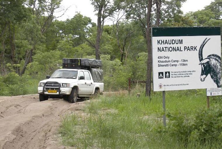 Namibië maatwerk safari selfdrive avontuur in Khaudum National Park | Mambulu! Safaris With A Difference