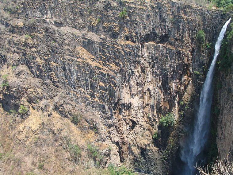 Kalambo Falls in northern province in Zambia