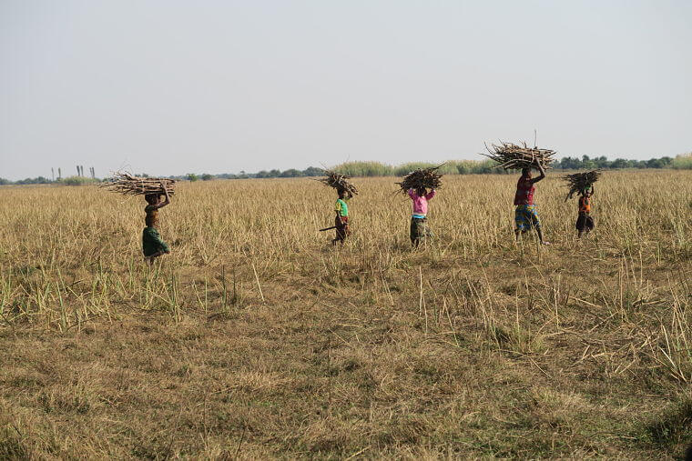 Lake Bangweulu lokale bewoners, Zambia