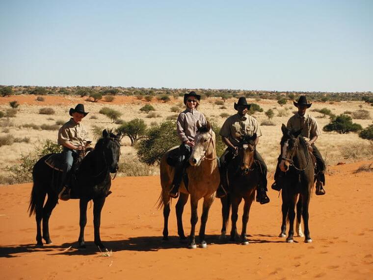 Bagatelle Kalahari Game Ranch paardrijd tochten