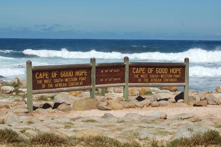Kaap de Goede Hoop bij Kaapstad Zuid-Afrika