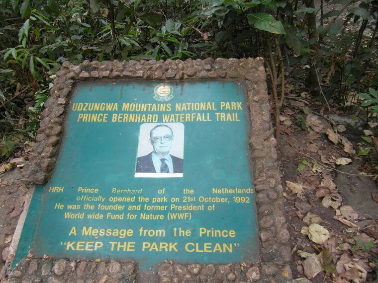 Prins Bernhard watervallen Udzungwa Mountains National Park