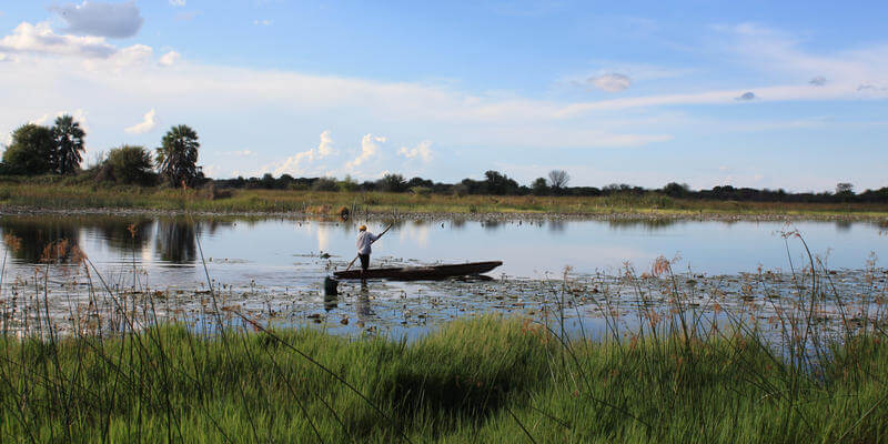 Maun toegangspoort voor Okavango Delta Botswana