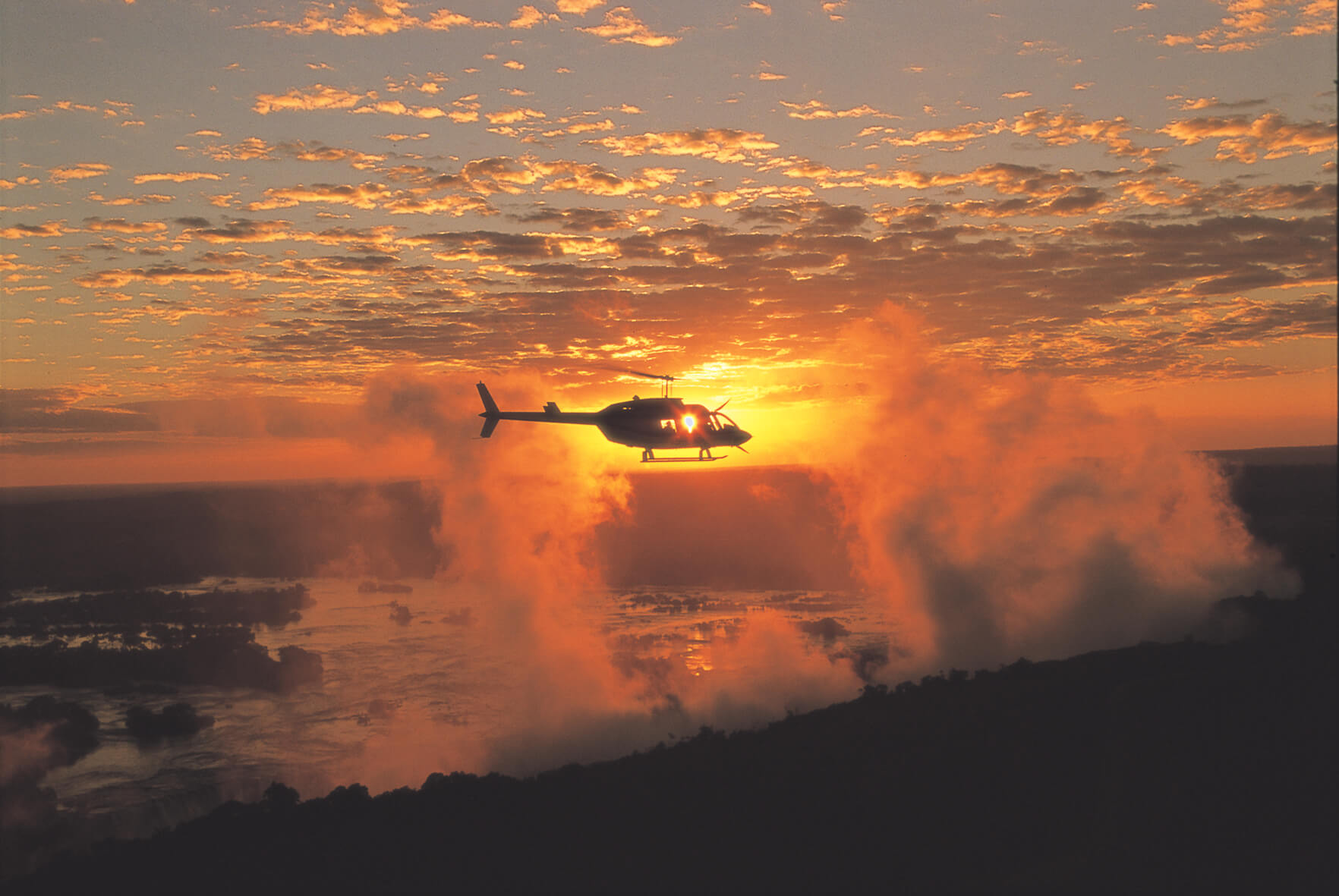 Victoria watervallen - Helicopter vlucht