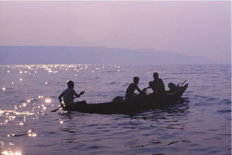 Lake Tanganyika, lokale vissers, Zambia