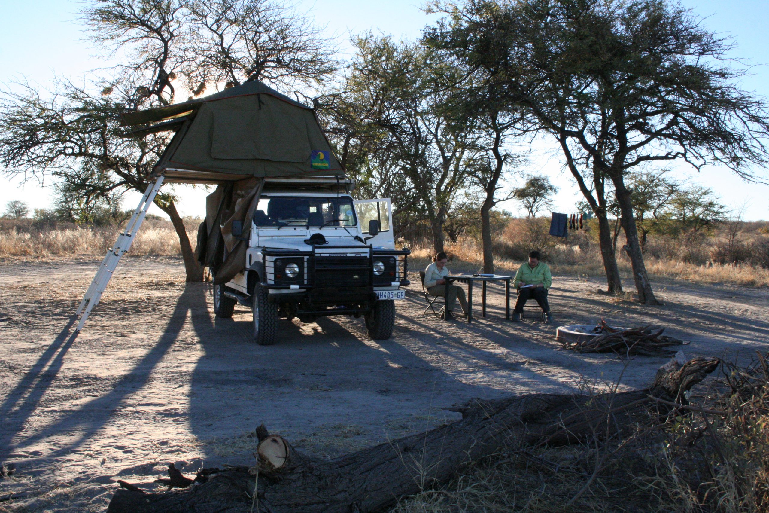 Passarge Valley Campsite, Central Kalahari Game Reserve, Botswana