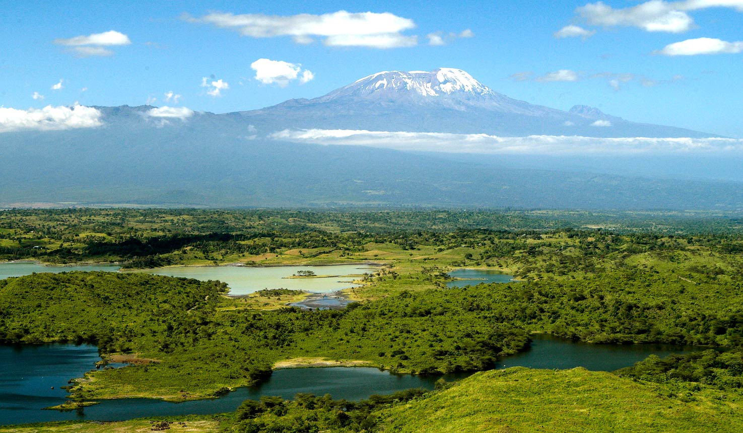 Kilimanjaro vanuit Arusha National Park Tanzania