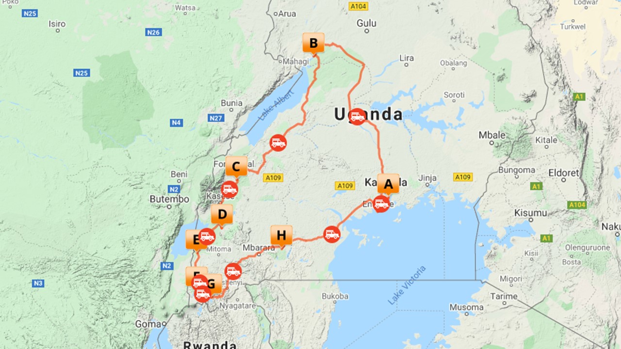 Klassieke reis Uganda - 12 dagen