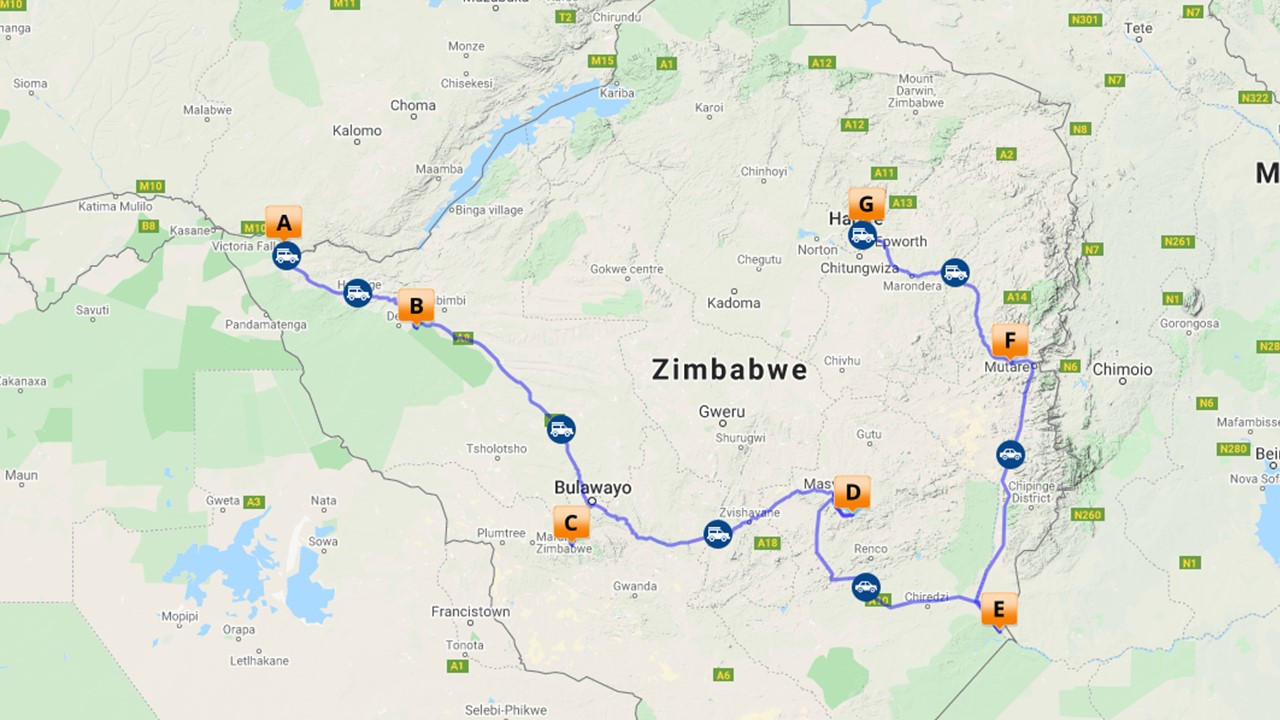 Klassieke rondreis Zimbabwe - 12 dagen