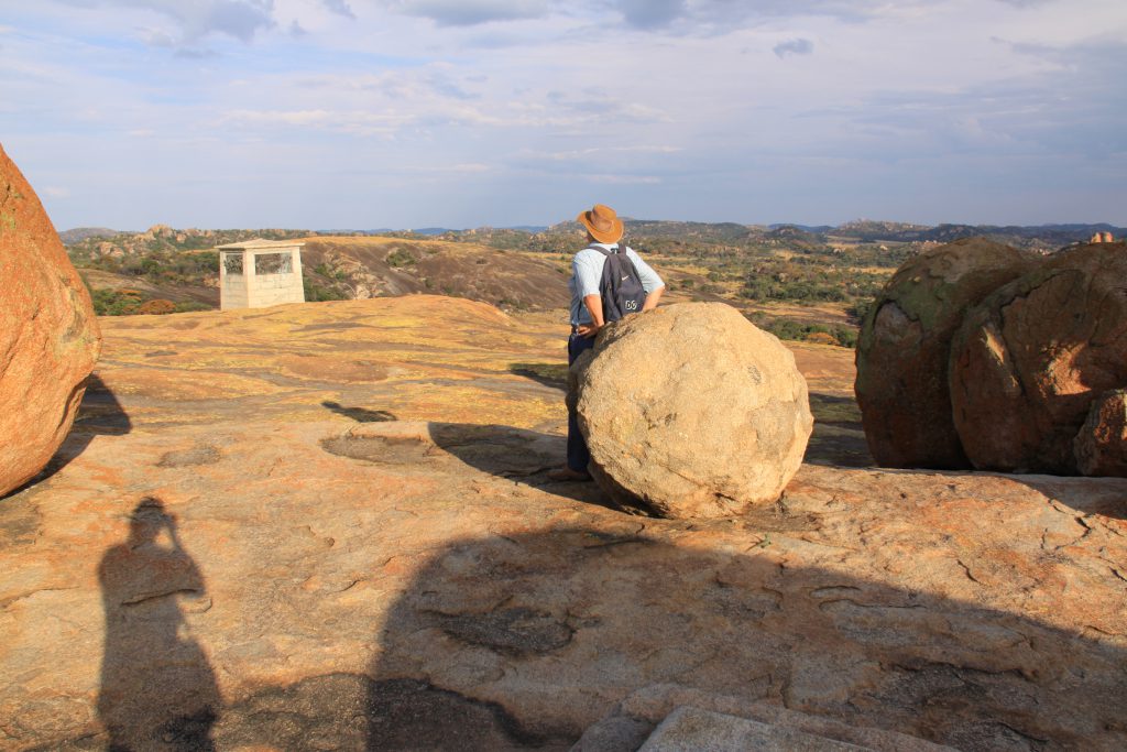 Granieten rotsen in Matobo National Park Zimbabwe