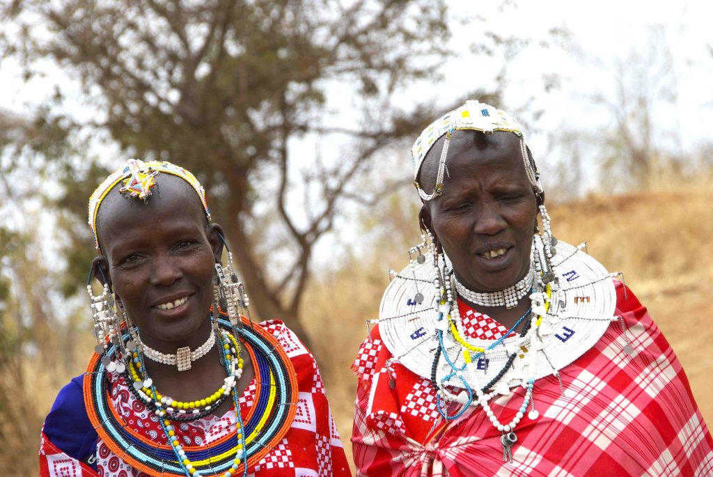 Maasai tribeswomen, Tarangire, Tanzania