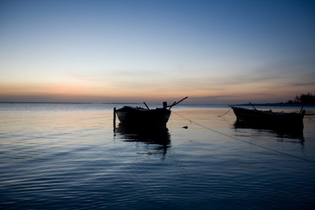 Sunset on the Indian Ocean, Zanzibar, Tanzania