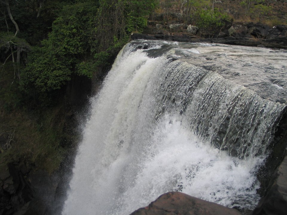 Chishimba Falls in oktober Zambia