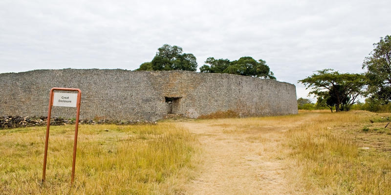 Great Enclosure van ruïnes Great Zimbabwe