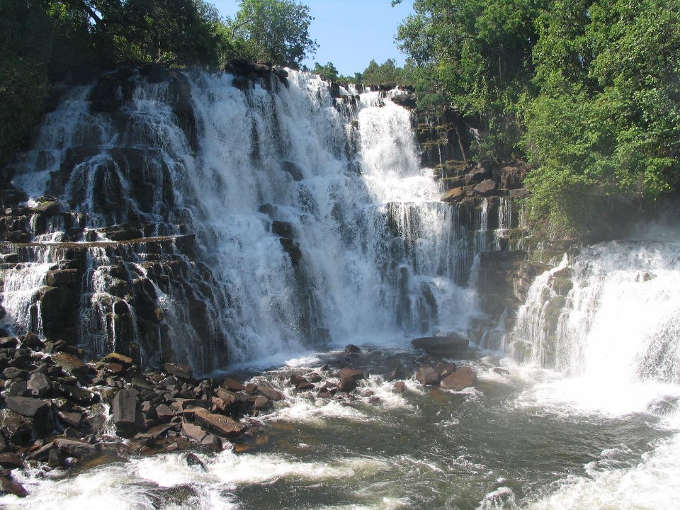 Kabwelume Falls noord Zambia