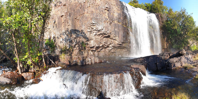 Ntumbachushi Falls rotsen Zambia (@Bruno Metsanen)