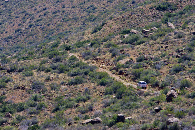 4WD trail in Karoo National Park Zuid-Afrika