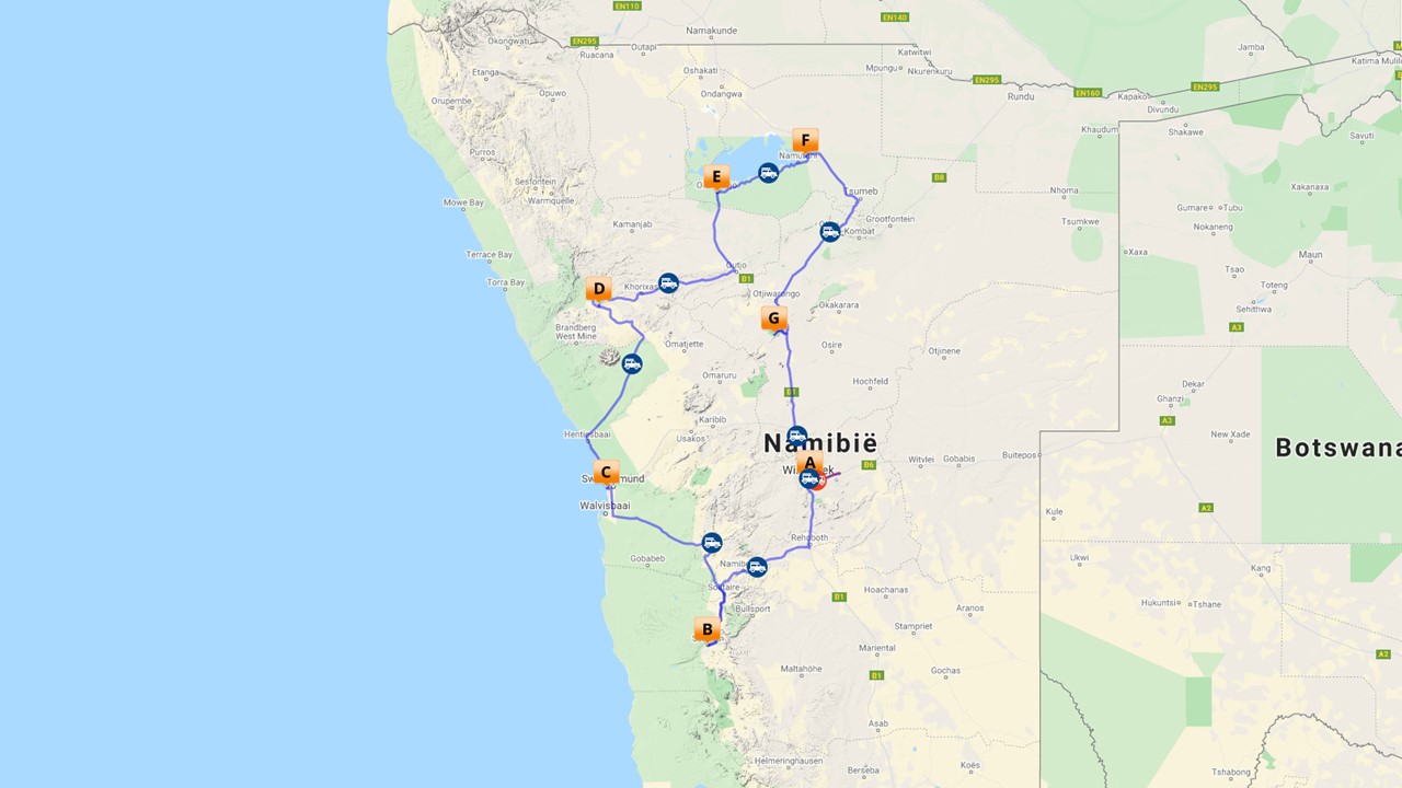Klassieke rondreis Namibie - 13 dagen