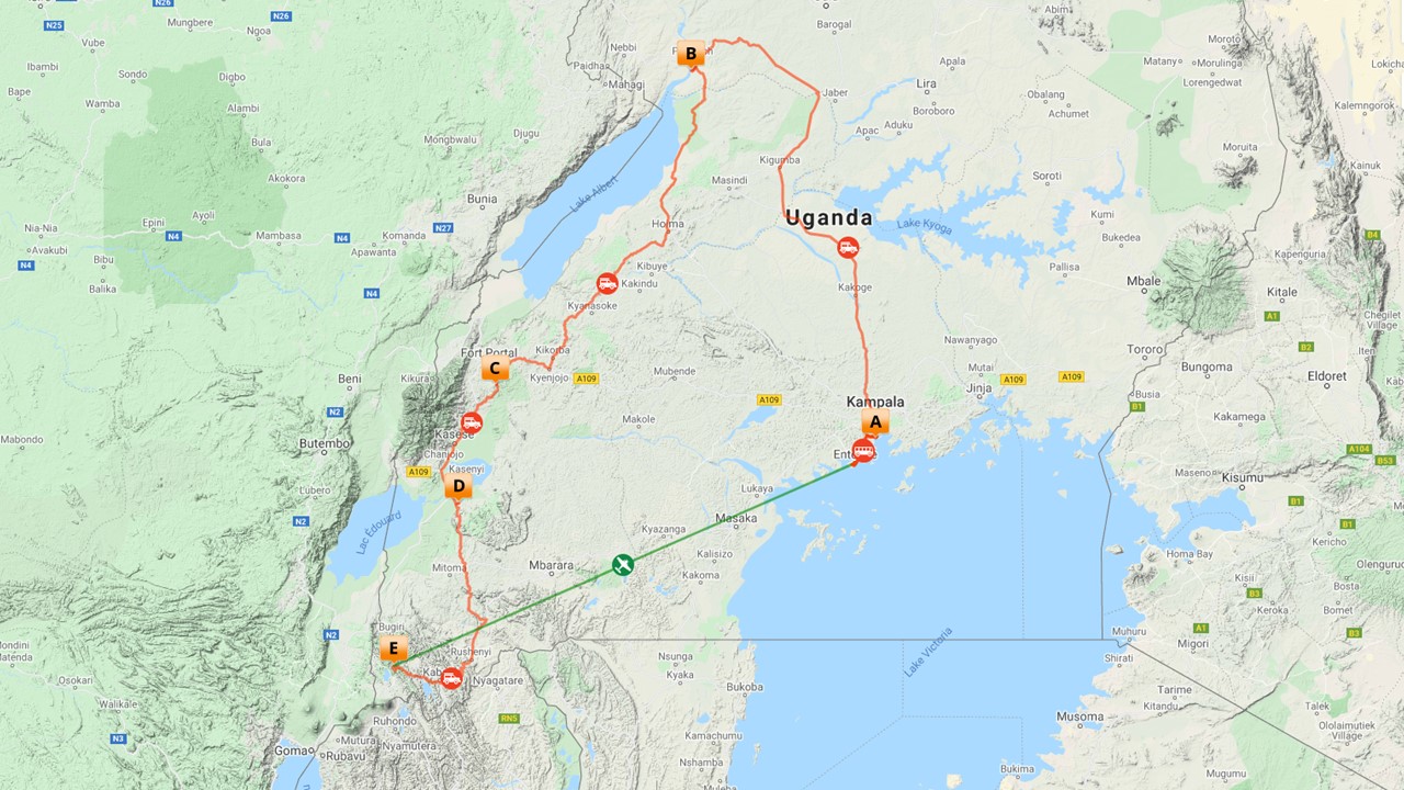 Rondreis Uganda hoogtepunten - 11 dagen