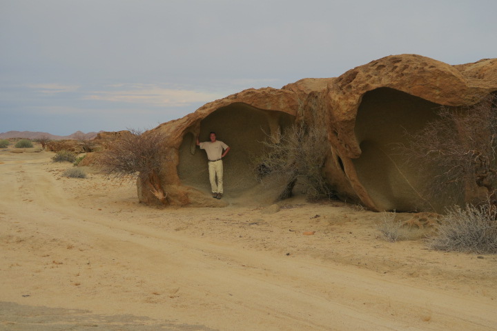 Bijzondere rotsformaties Erongo regio Namibië