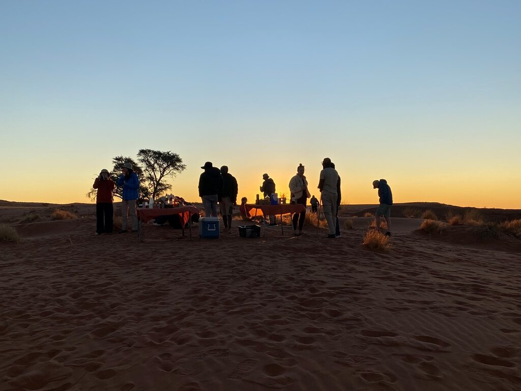 Sundowner in Namibië