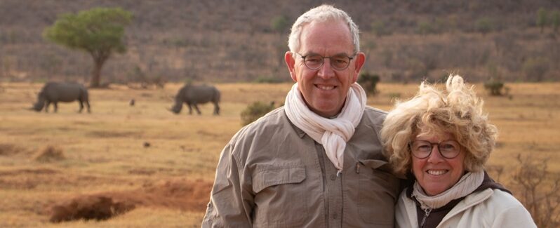 Karine en Marc op safari in Zuid-Afrika